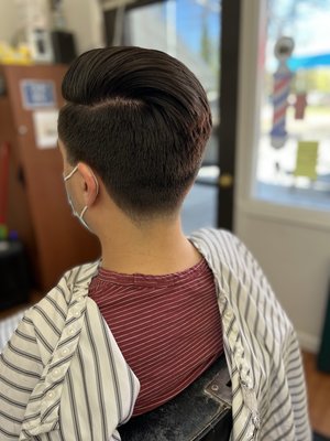 Bellarmine Barber Shop Professional Haircuts - Specialize in professional business hairstyles, fades, taper haircuts , family cuts, first haircut. Women haircuts with Stacey