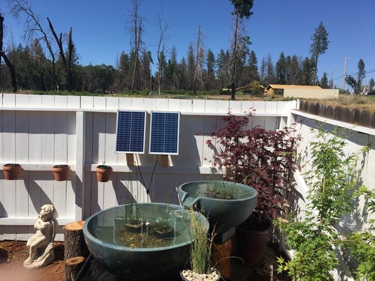 Aquascape dealer of ponds and pond equipment. Solar pumps, lighting, liner and underlayment. - Waterfall are the most beautiful and sought after landscape water feature. If space is limited consider adding an Aquascape Pondless waterfall to enjoy the soothing sound of running water.