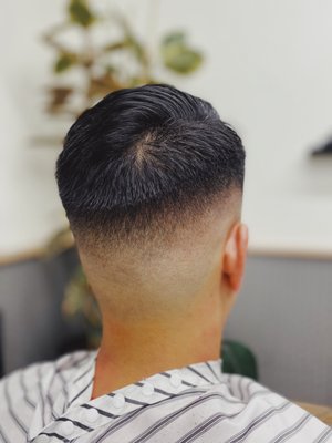 River Kim - With 5 years of barbering experience in NYC and LA, I aim to provide the utmost care for my clients while providing lived-in haircuts that are curated just for you. I specialize in fades, shear cuts, short to long haircuts. Working with my clients to achieve the most comfortable hairstyle that requires minimal styling is what I look forward to when you sit in my chair! Of course, if you’re into Japanese city pop, 90’s cheesy films (and hairstyles), and obscure travel stories, I think you’d be in for a good time!