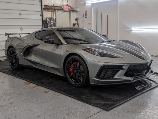 Ceramic Coating - This 2024 Corvette C8 received a complete ceramic protection package. this includes SB3 coatings Alpha 5-year ceramic coating on all painted surfaces, wheels, lights and jambs as well as all engine bay components. Ceramic Coating - This 2024 Corvette C8 received a complete ceramic protection package. this includes SB3 coatings Alpha 5-year ceramic coating on all painted surfaces, wheels, lights and jambs as well as all engine bay components.