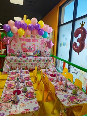 Birthday Package - 🎉 PLAN AHEAD & SAVE 15%!
Give your child an unforgettable birthday celebration at Jungle Land and save $60–$100 on your birthday package when you reserve by September 30!
Party dates fill quickly, so don’t wait. Birthday Package - 🎉 PLAN AHEAD & SAVE 15%!
Give your child an unforgettable birthday celebration at Jungle Land and save $60–$100 on your birthday package when you reserve by September 30!
Party dates fill quickly, so don’t wait.