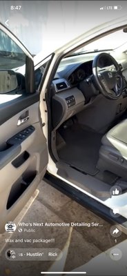 Wax and vac package - This is the wash, vac and wax package! Our customer was so pleased with our service that he brought a second car in today!!! Wax and vac package - This is the wash, vac and wax package! Our customer was so pleased with our service that he brought a second car in today!!!