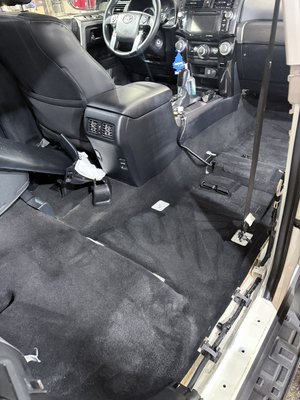 Premier detail - Our deepest interior and exterior service.
For daily drivers and vehicles needing more attention.
Recommended for your first booking with us.
Everything in the Classic Detail, plus:
Interior (Getting under & into it, not just over it)
• Front seats removed (Battery disconnected first)
• 12V Battery terminals cleaned
• Seat rails cleaned
• Wet/dry vacuum with compressed air blowout through the entire cabin & trunk
• Plastic floor moulding removed for full carpet cleaning
• Scrub-down of all surfaces to lift ground-in grime
• Steam cleaning
• Light insecticide application under floor moulding • Conditioning treatment for leather, vinyl, & plastics
• Light refresh scent on completion
Exterior
• Water spot treatment extended to glass
• Topical glass polishing for clearer visibility and a cleaner finish
• Deeper wheel cleaning, including barrels and behind the spokes
• Exhaust tips cleaned and polished
• Fuel door and surrounding jamb cleaned
Add-ons available, including carpet/upholstery shampoo extraction, paint polishing, and ceramic coating.
Every vehicle is different. Final pricing depends on size and severity, so we offer a complimentary inspection to confirm your quote before we ever touch the car. Premier detail - Our deepest interior and exterior service.
For daily drivers and vehicles needing more attention.
Recommended for your first booking with us.
Everything in the Classic Detail, plus:
Interior (Getting under & into it, not just over it)
• Front seats removed (Battery disconnected first)
• 12V Battery terminals cleaned
• Seat rails cleaned
• Wet/dry vacuum with compressed air blowout through the entire cabin & trunk
• Plastic floor moulding removed for full carpet cleaning
• Scrub-down of all surfaces to lift ground-in grime
• Steam cleaning
• Light insecticide application under floor moulding • Conditioning treatment for leather, vinyl, & plastics
• Light refresh scent on completion
Exterior
• Water spot treatment extended to glass
• Topical glass polishing for clearer visibility and a cleaner finish
• Deeper wheel cleaning, including barrels and behind the spokes
• Exhaust tips cleaned and polished
• Fuel door and surrounding jamb cleaned
Add-ons available, including carpet/upholstery shampoo extraction, paint polishing, and ceramic coating.
Every vehicle is different. Final pricing depends on size and severity, so we offer a complimentary inspection to confirm your quote before we ever touch the car.