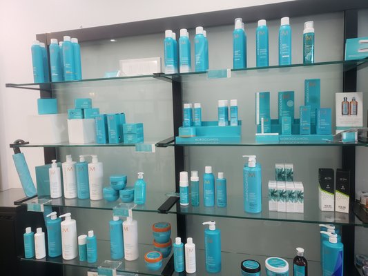 Under New Management - We Sell Moroccanoils, Joico and It's a ten Products.  We also give 10% off for Veterans and Birthday on Nails.  We cater Spa Party with Wine and cheese. We Spoil our clients with coffee, tea and wine to help them relax while getting the service done.