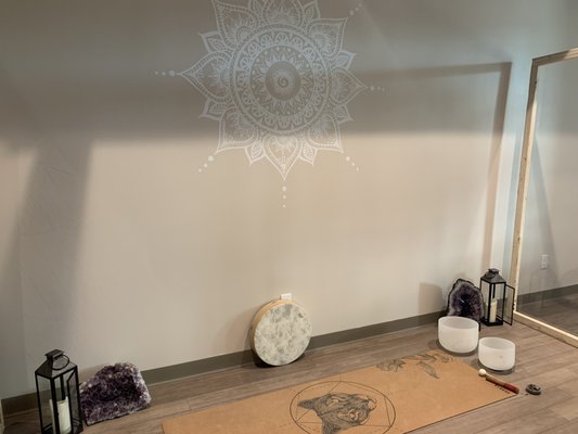 The Yoga Sanctuary - Our beautiful Yoga Sanctuary! Our sanctuary is covid-safe with impermeable barriers between every student. It is a space to flow, grow and thrive