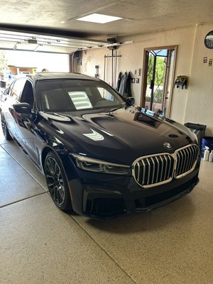 740i BMW cut and polished, ceramic coated - This model was corrected ceramic coating, leaving a brilliant shine in under a few hours 740i BMW cut and polished, ceramic coated - This model was corrected ceramic coating, leaving a brilliant shine in under a few hours