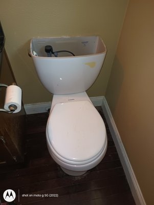 bald main line and toilet leaking out of the bottom - we'll call to this scene for a leaky toilet but upon arriving at the job site seeing sewage coming up through floor drain which is a clear indicator of a clogged Main line we then open the main line with our main line sewer machine and then went on to repair the toilet flange which was below the new floor which caused the wax ring to blow out in leak bald main line and toilet leaking out of the bottom - we'll call to this scene for a leaky toilet but upon arriving at the job site seeing sewage coming up through floor drain which is a clear indicator of a clogged Main line we then open the main line with our main line sewer machine and then went on to repair the toilet flange which was below the new floor which caused the wax ring to blow out in leak