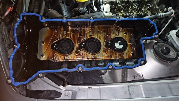 valve cover gasket w/ tube seals replacement - replaced valve cover gasket and tube seals because oil was entering where the spark plug was. also replaced spark plugs due to a misfire. valve cover gasket w/ tube seals replacement - replaced valve cover gasket and tube seals because oil was entering where the spark plug was. also replaced spark plugs due to a misfire.