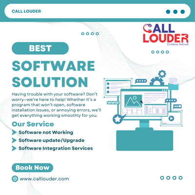 Software Support - Call Louder provides comprehensive software support for all your needs. From installation and updates to troubleshooting errors and optimizing performance, our team ensures your software runs smoothly, helping you maximize productivity. Software Support - Call Louder provides comprehensive software support for all your needs. From installation and updates to troubleshooting errors and optimizing performance, our team ensures your software runs smoothly, helping you maximize productivity.