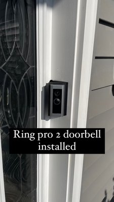 Transformer replacement to generate power to Ring Pro 2 Doorbell outdoor camera. - A private homeowner hired AICyberHelp to install an outdoor camera provided by Ring. The doorbell was unable to connect due to insufficient power. Our technician found the transformer was outdated therefore we replaced it and successfully powered electricity to the doorbell.