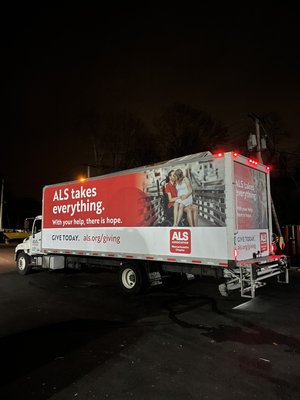 Custom ALS wrap on 26’ box truck - Custom ALS wrap on 26’ box trucks- (6) trucks in total Custom ALS wrap on 26’ box truck - Custom ALS wrap on 26’ box trucks- (6) trucks in total