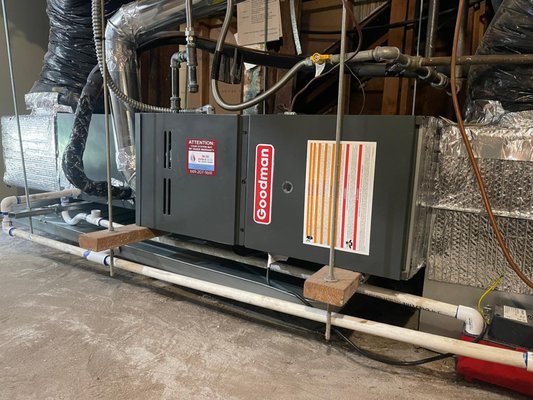 Furnace & AC Install - Furnace relocation to attic & AC Replacement. Furnace & AC Install - Furnace relocation to attic & AC Replacement.