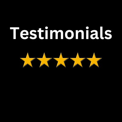 5 Star Reviews - See the experiences of our many satisfied customers below!