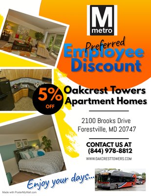 Metro Preferred Employer program - Your new home is waiting for you. call us today for a personalized tour! Metro Preferred Employer program - Your new home is waiting for you. call us today for a personalized tour!