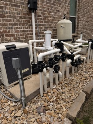 Pool Equipment Repair - Some Valves needed repairs and valves are now fully functional, the pool is able to operate properly now.