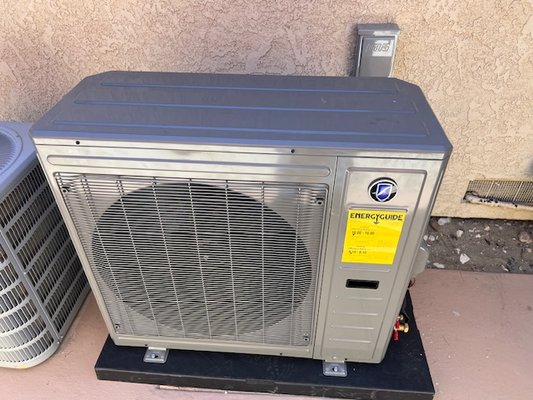 Rheem Install 2026 - This unit was about 25 yrs old. The system was already having a lot of issues and over the years a lot of repairs were made. The final straw was that all the refrigerant had leaked out. The homeowner decided it was time for a new system. We installed a Fredrich by Rheem model which is more efficient, quieter, and cooled the house down to 68 degrees within 2 hours after the install was completed. Please give us a call today to schedule an appointment for a free estimate 760-574-9437. Rheem Install 2026 - This unit was about 25 yrs old. The system was already having a lot of issues and over the years a lot of repairs were made. The final straw was that all the refrigerant had leaked out. The homeowner decided it was time for a new system. We installed a Fredrich by Rheem model which is more efficient, quieter, and cooled the house down to 68 degrees within 2 hours after the install was completed. Please give us a call today to schedule an appointment for a free estimate 760-574-9437.
