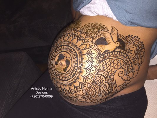 Baby shower belly henna Designs - Baby shower belly henna Designs 
Best memories to have henna, for baby shower 
For photo shoot great idea to henna 
Call me for more information