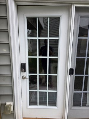 Broken Glass replacement - This broken glass door was repaired in 48 hours Broken Glass replacement - This broken glass door was repaired in 48 hours