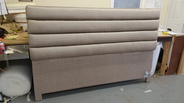 Channel headboard - Custom headboard with channels