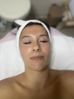 Customized facial - This was a 60 minute customized facial! Customized facial - This was a 60 minute customized facial!