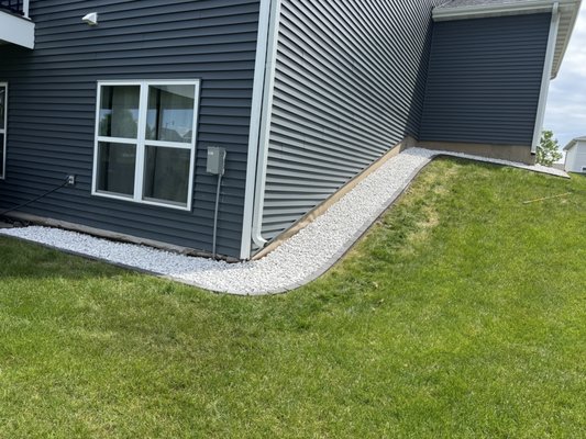 LANDSCAPE ROCK INSTALLATIONS! - When we install landscaping rock we remove all the weeds and grass beneath, add in new fabric and finish it with a landscape rock of your choice. LANDSCAPE ROCK INSTALLATIONS! - When we install landscaping rock we remove all the weeds and grass beneath, add in new fabric and finish it with a landscape rock of your choice.