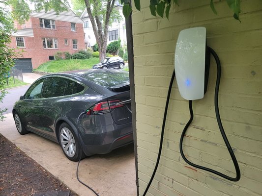 Car Charger station installation - we did the free stimate and we install the charger station the same day