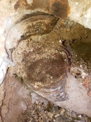 Broken Drain in slab of rental in Santa Monica ! - Lav sink drain was broken in concrete inside unit and we had to bring jackhammers inside bathroom to make repair. Broken Drain in slab of rental in Santa Monica ! - Lav sink drain was broken in concrete inside unit and we had to bring jackhammers inside bathroom to make repair.