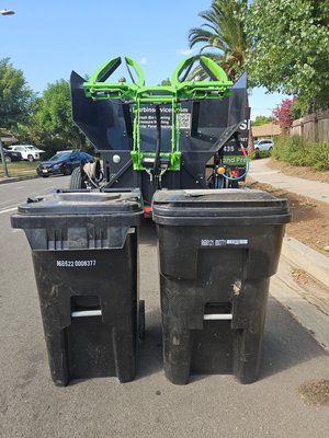 Residential Trash Bin Cleaning - Residential trash bin cleaning for a client. Using our state of the art trailer, we eliminate germs and bacteria from your trash bins you touch daily. Residential Trash Bin Cleaning - Residential trash bin cleaning for a client. Using our state of the art trailer, we eliminate germs and bacteria from your trash bins you touch daily.