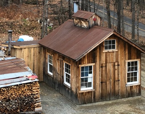 Sugar Shack Construction - We built our sugar shack ourselves in 2015 since demand for our product was growing and we needed a dedicated space to make & sell our products. Sugar Shack Construction - We built our sugar shack ourselves in 2015 since demand for our product was growing and we needed a dedicated space to make & sell our products.