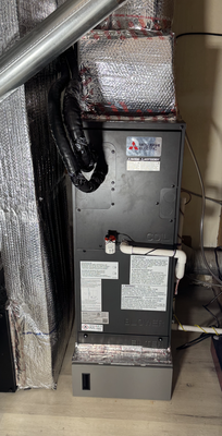 Mitsubishi heat pump installation in San Francisco - Another clean transition from gas to electric. Our team replaced an older gas furnace with a Mitsubishi all-electric heat pump system, giving this San Francisco home efficient heating and cooling in one unit.
The new setup includes:
• A Mitsubishi inverter-driven outdoor unit for ultra-quiet, variable-speed operation
• A ducted air handler integrated with the existing ductwork
• Smart thermostat compatibility for year-round comfort and energy savings
This project took about three days to complete from start to finish. The result — better comfort, improved air quality, and a fully electrified system ready for the future.
#HeatPumpInstallation #MitsubishiElectric #Electrification #SanFrancisco #HVAC #BreathableInc Mitsubishi heat pump installation in San Francisco - Another clean transition from gas to electric. Our team replaced an older gas furnace with a Mitsubishi all-electric heat pump system, giving this San Francisco home efficient heating and cooling in one unit.
The new setup includes:
• A Mitsubishi inverter-driven outdoor unit for ultra-quiet, variable-speed operation
• A ducted air handler integrated with the existing ductwork
• Smart thermostat compatibility for year-round comfort and energy savings
This project took about three days to complete from start to finish. The result — better comfort, improved air quality, and a fully electrified system ready for the future.
#HeatPumpInstallation #MitsubishiElectric #Electrification #SanFrancisco #HVAC #BreathableInc