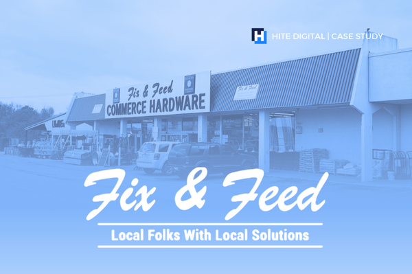 Local Store Case Study - Fix & Feed: 172% Increase in Organic Conversions | 9K Increase in Paid Conversions

Comprehensive Creative-Marketing Agency Services, including: Business Marketing Strategy, Web Design (Shopify), SEO, Advertising, Brand Management, Social Media Marketing, Brand Strategy