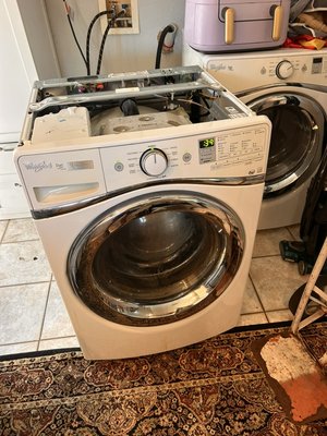 Whirlpool washer making noise or running constantly - If your whirlpool Washer making loud noise that can be due to faulty water level pressure switch that turns on the drain pump.
It’s a very common issue on whirlpool washers.
Some switches are sold separately, some integrated into the control board we handle all cases and help customers to reduce the repair cost.
We believe we are the best at appliance repair because we work on all brands of appliances and learned how to fix them cost effectively 👍🏼☺️ Whirlpool washer making noise or running constantly - If your whirlpool Washer making loud noise that can be due to faulty water level pressure switch that turns on the drain pump.
It’s a very common issue on whirlpool washers.
Some switches are sold separately, some integrated into the control board we handle all cases and help customers to reduce the repair cost.
We believe we are the best at appliance repair because we work on all brands of appliances and learned how to fix them cost effectively 👍🏼☺️