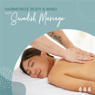 Swedish Massage - A soothing, full-body massage designed to relax and rejuvenate sore muscles.
Therapeutic massage doesn't need to be painful to work. If you're looking for relaxation, there's nothing better than a Swedish massage. This modality focuses on calming the body, reducing tension in the muscles and increasing overall blood flow. This type of massage can even break down scar tissue. Swedish Massage - A soothing, full-body massage designed to relax and rejuvenate sore muscles.
Therapeutic massage doesn't need to be painful to work. If you're looking for relaxation, there's nothing better than a Swedish massage. This modality focuses on calming the body, reducing tension in the muscles and increasing overall blood flow. This type of massage can even break down scar tissue.
