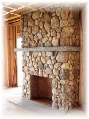 Fireplaces - Started buildling fireplaces in 1975, working with my Father and my Uncle in one of the largest masonry construction businesses on Cape Cod. We are committed to providing high quality masonry work using the latest and improved methods. We use the latest in modern equipment. Since that time I have built over 650 fireplaces, specializing in stone Rumford fireplaces. During my time in engineering school in Boston, I was able to research Rumford fireplaces and became very interested in their design and the way they have been used for 100 plus years, for many things: from heating to cooking. The trick today, is to make a Rumford fireplace confirm to today's strict building codes. Fireplaces - Started buildling fireplaces in 1975, working with my Father and my Uncle in one of the largest masonry construction businesses on Cape Cod. We are committed to providing high quality masonry work using the latest and improved methods. We use the latest in modern equipment. Since that time I have built over 650 fireplaces, specializing in stone Rumford fireplaces. During my time in engineering school in Boston, I was able to research Rumford fireplaces and became very interested in their design and the way they have been used for 100 plus years, for many things: from heating to cooking. The trick today, is to make a Rumford fireplace confirm to today's strict building codes.