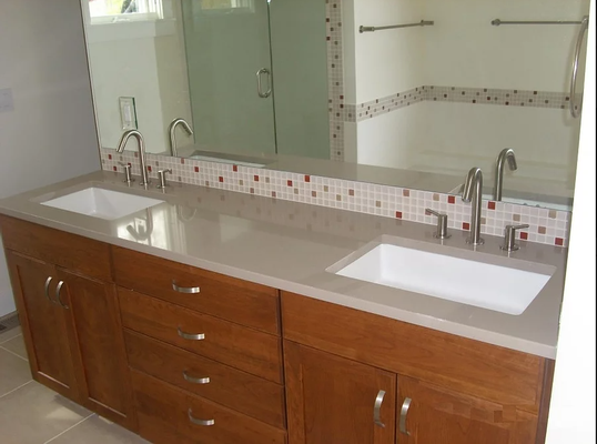 Custom Bathroom Projects - Here is a selection of our custom bathroom projects created from Granite, Quartz, Marble, and Stone. Custom Bathroom Projects - Here is a selection of our custom bathroom projects created from Granite, Quartz, Marble, and Stone.