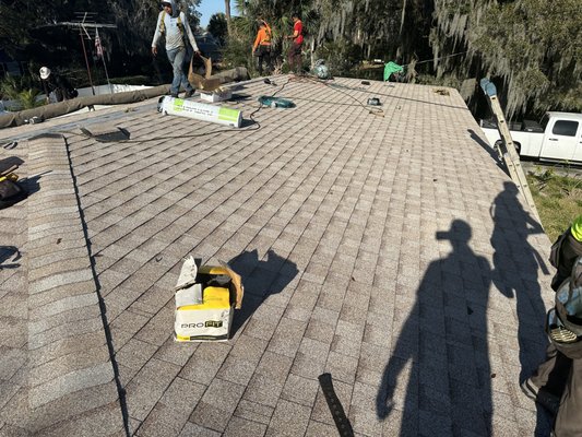 Haney Reroof - This was a home in arlington area that had an old roof with wind damage throughout. The home owner got a cancellation notice in the mail. We inspected the roof and found covered wind damage. She filed a claim and 60 days later she had a new roof installed. Haney Reroof - This was a home in arlington area that had an old roof with wind damage throughout. The home owner got a cancellation notice in the mail. We inspected the roof and found covered wind damage. She filed a claim and 60 days later she had a new roof installed.