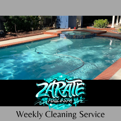 Weekly Cleaning Service - Weekly cleaning, netting, wall brushing, vacuuming, skimmer cleaning (leaf trap) and pool chemistry check. Call for service today! IG: zarate_poolandspa Weekly Cleaning Service - Weekly cleaning, netting, wall brushing, vacuuming, skimmer cleaning (leaf trap) and pool chemistry check. Call for service today! IG: zarate_poolandspa