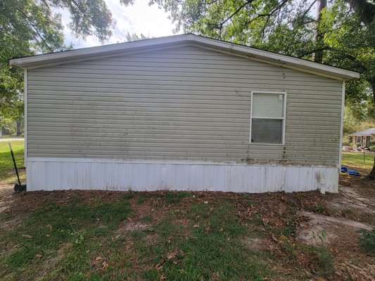 algae removed - home that hasn't been cleaned in years gets refurbished and looks great now. algae removed - home that hasn't been cleaned in years gets refurbished and looks great now.