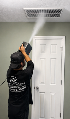 Antibacterial Fogging Service Atlanta,GA. - Professional Antibacterial Fogging Service using EPA-registered disinfectant applied through commercial-grade fogging equipment. Designed to help freshen and sanitize treated areas.