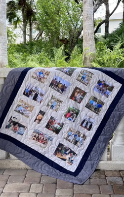 Photos on Fabric - Photos on Fabric. Please visit our website or give us a call to learn about best tips/practices for which photos to use for your desired quilt project.