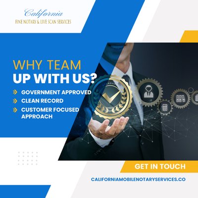 Partnering with California’s Finest - At CAFN&LS we understand the importance of a good relationship, which is why we put the priorities of our partners ahead of ours!

Our most recent partner We the People at Burbank, CA works in assisting her clients open up trust, wills, & entities which results in needing a notary. When we first got into contact with We the People they faced an issue with their notaries not being consistent and assisting them whenever they needed a notary which caused delays with We the People clients getting their legal work out the way. Since our first consultation CAFN&LS has been able to provide We the People with mobile notaries whenever & wherever their client may be in order to minimize any delays & ensure their success! 

Nothing gets us more excited than seeing our partners flourish after dealing with their struggles, our goal is to continue to provide that same solution to all of California’s finest residents & businesses who are in a similar situation!

Visit our website or give us a call to begin our consultation :)