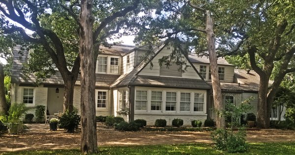 Junior Drive Dallas, Texas - Removed all old, damaged and stained slate tile , Install GAF Lifetime Limited Slateline Designer Shingle. We also installed 6" Gutter and 3x4 Downspout. Junior Drive Dallas, Texas - Removed all old, damaged and stained slate tile , Install GAF Lifetime Limited Slateline Designer Shingle. We also installed 6" Gutter and 3x4 Downspout.