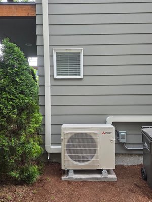 Mitsubishi ductless mini split heat pump Installation - This was a Mitsubishi ductless mini split heat pump install we completed for an awesome family in Lynnwood. Now they are ready for the summer and will save a ton of energy in the winter as they used electric wall heaters before. Ductless units are some of the most efficient systems you can Install! Mitsubishi ductless mini split heat pump Installation - This was a Mitsubishi ductless mini split heat pump install we completed for an awesome family in Lynnwood. Now they are ready for the summer and will save a ton of energy in the winter as they used electric wall heaters before. Ductless units are some of the most efficient systems you can Install!