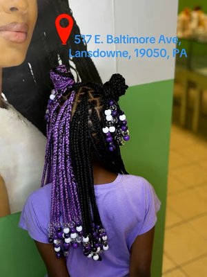 Purple-black hair style - Stunning and beautiful Braids Purple-black hair style - Stunning and beautiful Braids