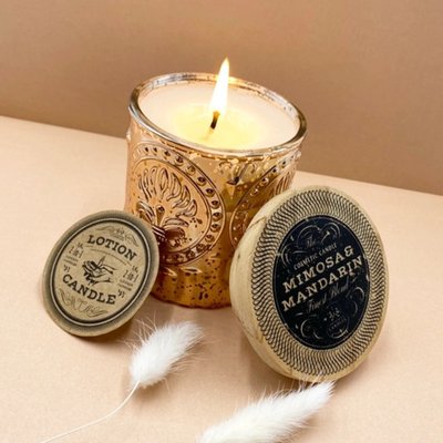 Unique New Gift Item-Creative Energy 2-1 Lotion Candles - Creative Energy Candles is a gorgeous line of lotion candles. *Infused with natural essential oils