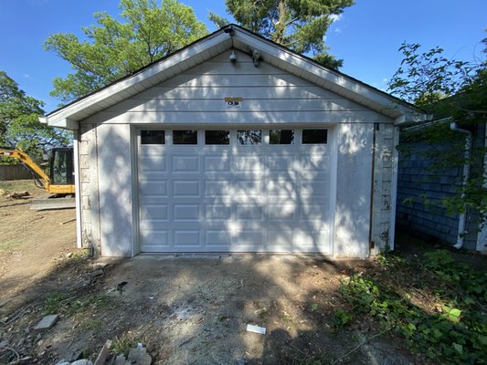 New Garage door in Catonsville - we replaced old swing doors with a fully insulated garage door in a private dance studio in Catonsville New Garage door in Catonsville - we replaced old swing doors with a fully insulated garage door in a private dance studio in Catonsville