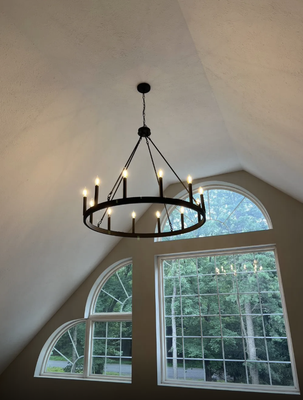 Chandelier / Lighting Installation - We specializes in chandelier and lighting installation, expertly handling projects regardless of ceiling height. Our experienced technicians ensure safe, professional results for even the most challenging spaces.
