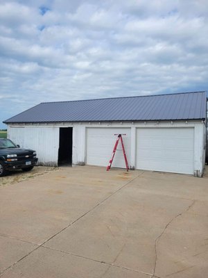 BEFORE/AFTER exterior garage remodel - All new steel on the exterior. We removed the old sliding door, installed a new header, entry door and an 3rd overhead door. Our team focusses on superior quality results. Give us a call today! BEFORE/AFTER exterior garage remodel - All new steel on the exterior. We removed the old sliding door, installed a new header, entry door and an 3rd overhead door. Our team focusses on superior quality results. Give us a call today!