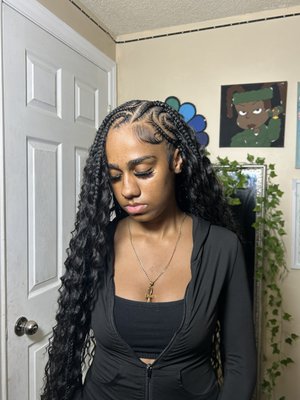 Medium Fulani + Boho + Extra Boho - This is available on my site under “Fulani Braids”. Steps to book :
Fulani Braids > Medium Fulani Braids + Boho Add on + Extra Boho Add on Medium Fulani + Boho + Extra Boho - This is available on my site under “Fulani Braids”. Steps to book :
Fulani Braids > Medium Fulani Braids + Boho Add on + Extra Boho Add on