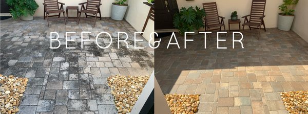 Professional Paver Restoration. - Beautifully restored pavers. Our sealing not only protects but also enhances the look of your pavers, dramatically boosting your homes curb appeal. Professional Paver Restoration. - Beautifully restored pavers. Our sealing not only protects but also enhances the look of your pavers, dramatically boosting your homes curb appeal.